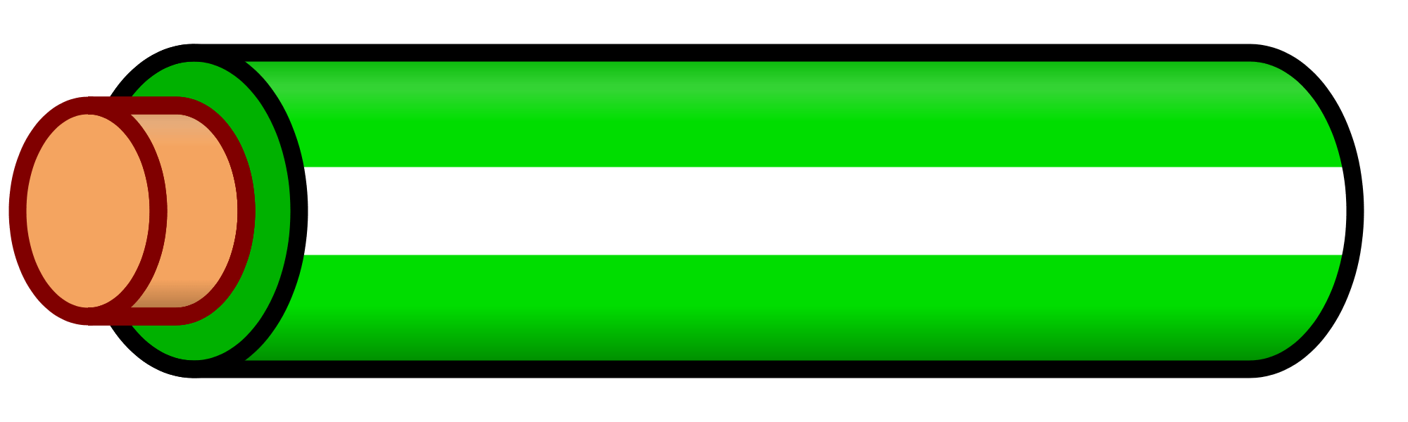 Green White Stripe with Logo - File:Wire green white stripe.svg - Wikimedia Commons