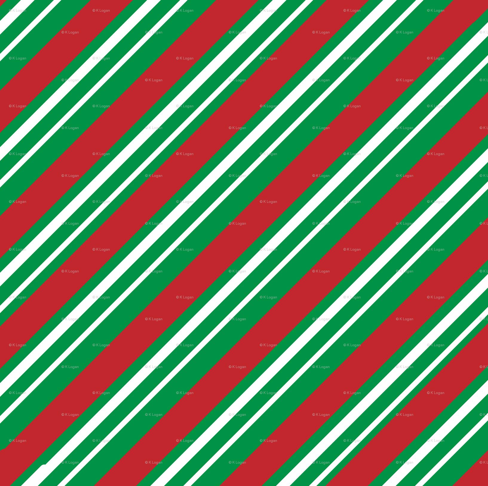 Green White Stripe with Logo - Christmas Candy Cane Stripes Green White Red Stripe Cute Holiday ...
