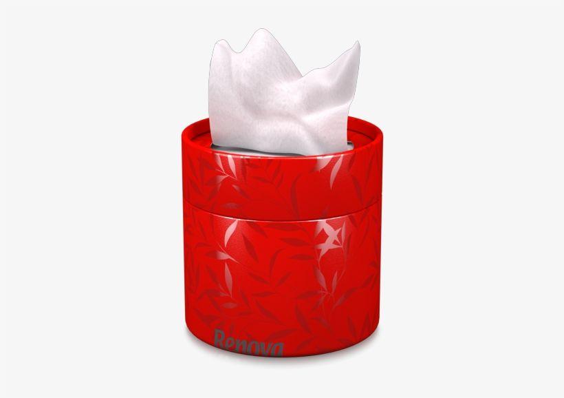 Red Box with White Crown Logo - White Facial Tissues Red Box - Tissue In Red Box Transparent PNG ...