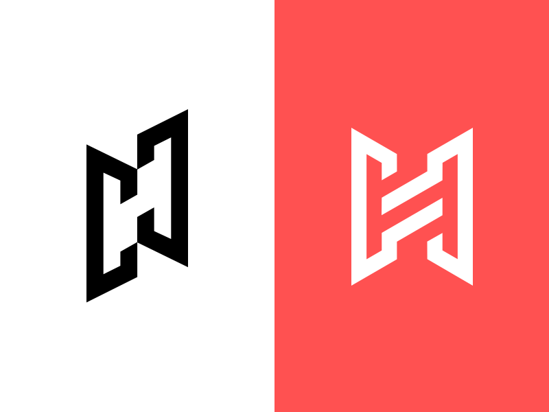 Red Letter H Logo - H Logo by Valentin Prost | Dribbble | Dribbble