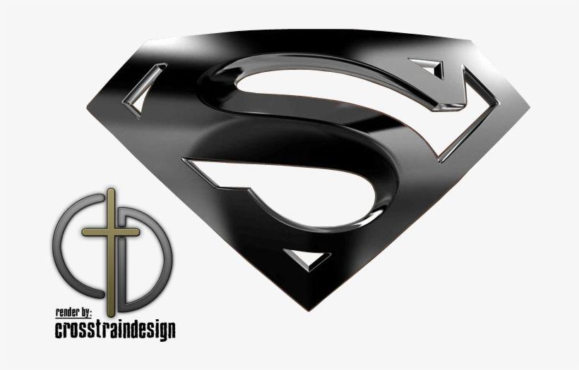 Black Silver Superman Logo - Supermanlogo2 Superman Logo Png Transparent PNG