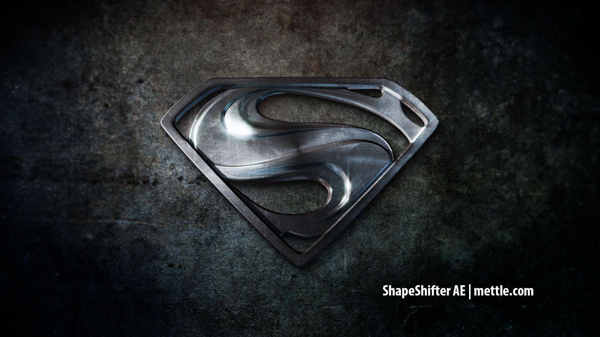 Black Silver Superman Logo - New Superman Logo Wallpaper