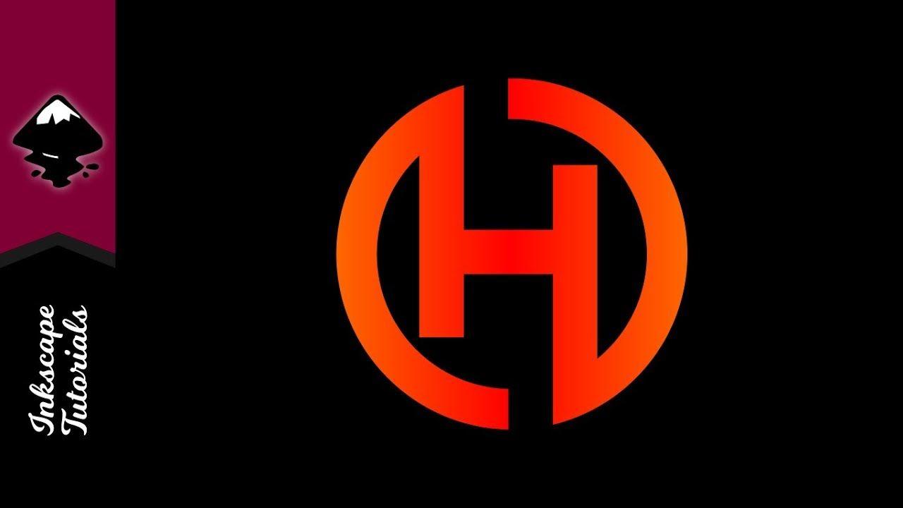 Red Letter H Logo - Inkscape Tutorial: Create a Vector Letter H Logo (Episode #83 ...