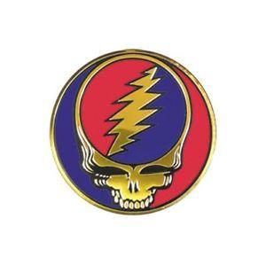 Skull Grateful Dead Logo - GRATEFUL DEAD - SKULL LOGO - METALLIC STICKER 2 x 2 - BRAND NEW ...