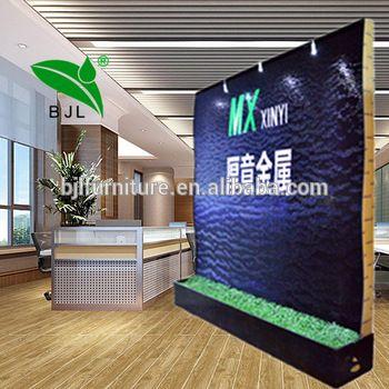 Lobby Wall Logo - Hotel Lobby Wall Decoration Indoor Waterfall Water Features With ...