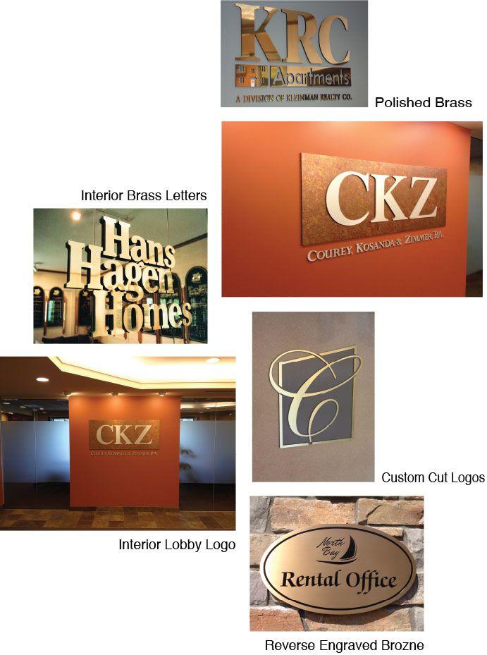 Lobby Wall Logo - Interior Wall Logos - Elements, Inc