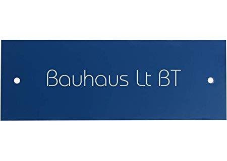 Blue Rectangle with White X Logo - door plate name plate office sign, blue plastic and white engraved ...