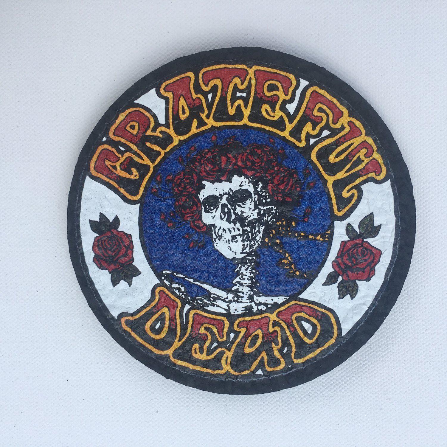Skull Grateful Dead Logo - Officially Licensed Grateful Dead Skull & Roses Bertha Coasters