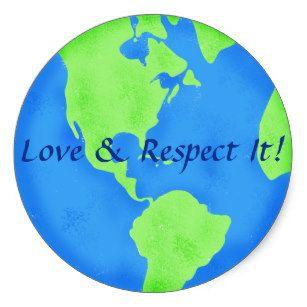 Blue Green Globe Logo - Blue Green Earth Globe Stickers & Labels | Zazzle UK