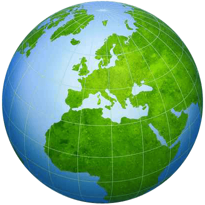 Blue Green Globe Logo - Not from the UK? | Outdoor Holiday Hire -
