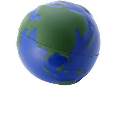 Blue Green Globe Logo - Bullet Globe Stress Reliever (6 cm) (Blue/Green): Amazon.co.uk: Clothing