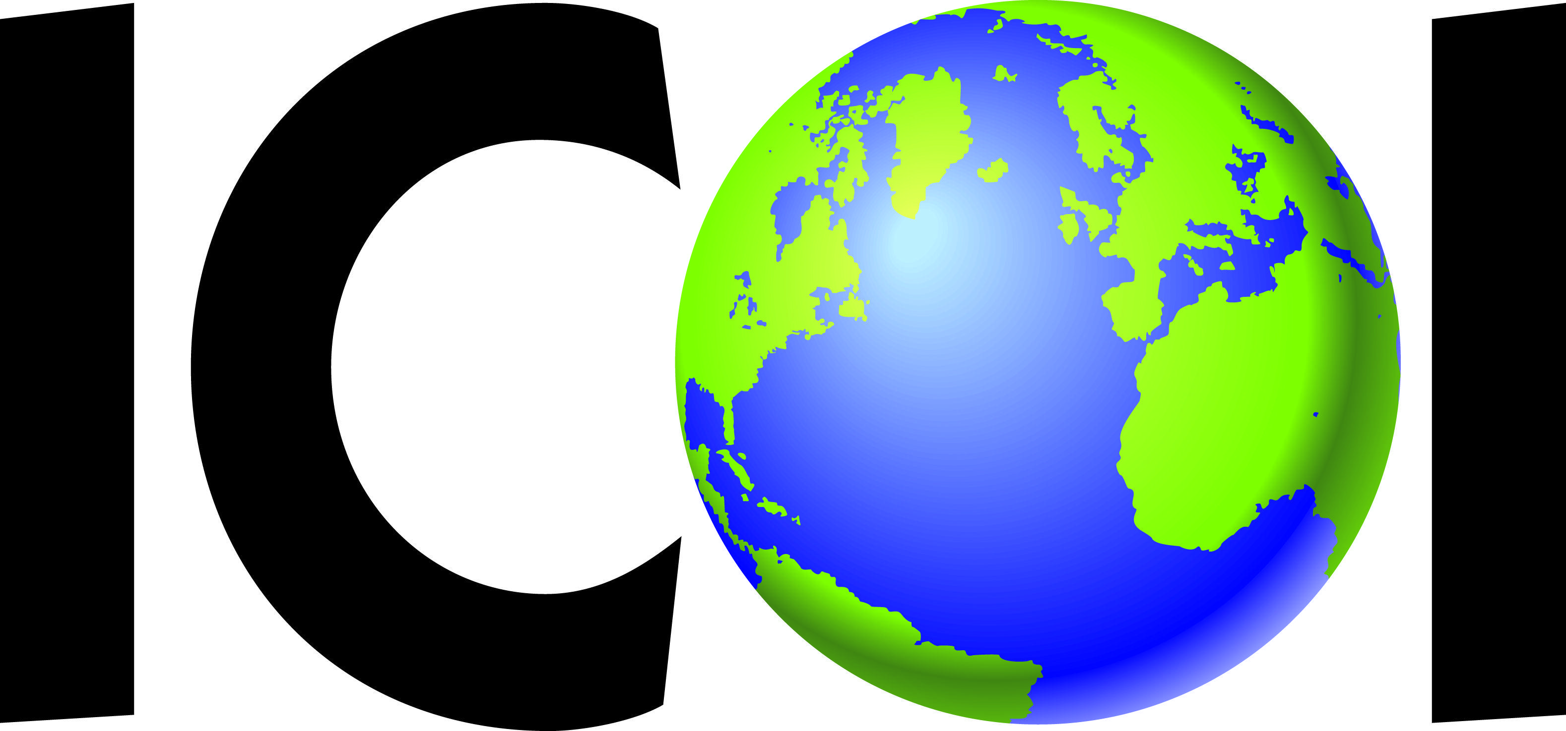 Blue Green Globe Logo - ICOI globe logo cmyk hi res TOTAL DENTISTRY
