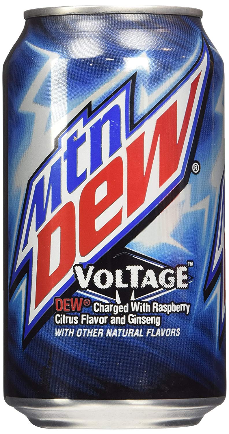 Mountain Dew Voltage Logo - Amazon.com : Mountain Dew Voltage Raspberry Ginseng Citrus Soda, 12 ...
