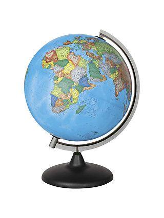 Blue Green Globe Logo - Decorative Globes | John Lewis & Partners