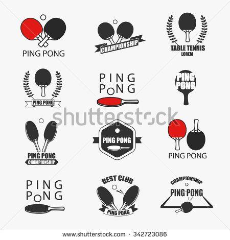 Ping Pong Logo - Pin by Mym Apitchaya on Feeling like art | Tennis, Logos, Logo design