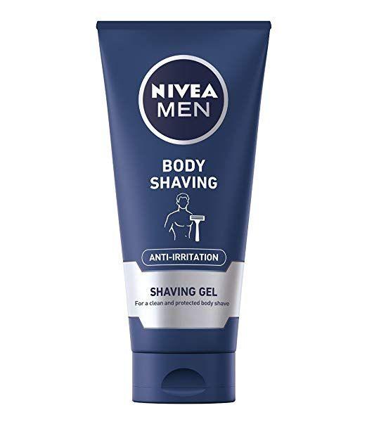 Shaving and Personal Care Products Logo - NIVEA MEN Body Shaving Anti-Irritation Shaving Gel, 200 ml: Amazon ...