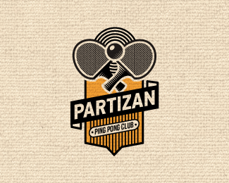 Ping Pong Logo - Logopond, Brand & Identity Inspiration Partizan Ping Pong