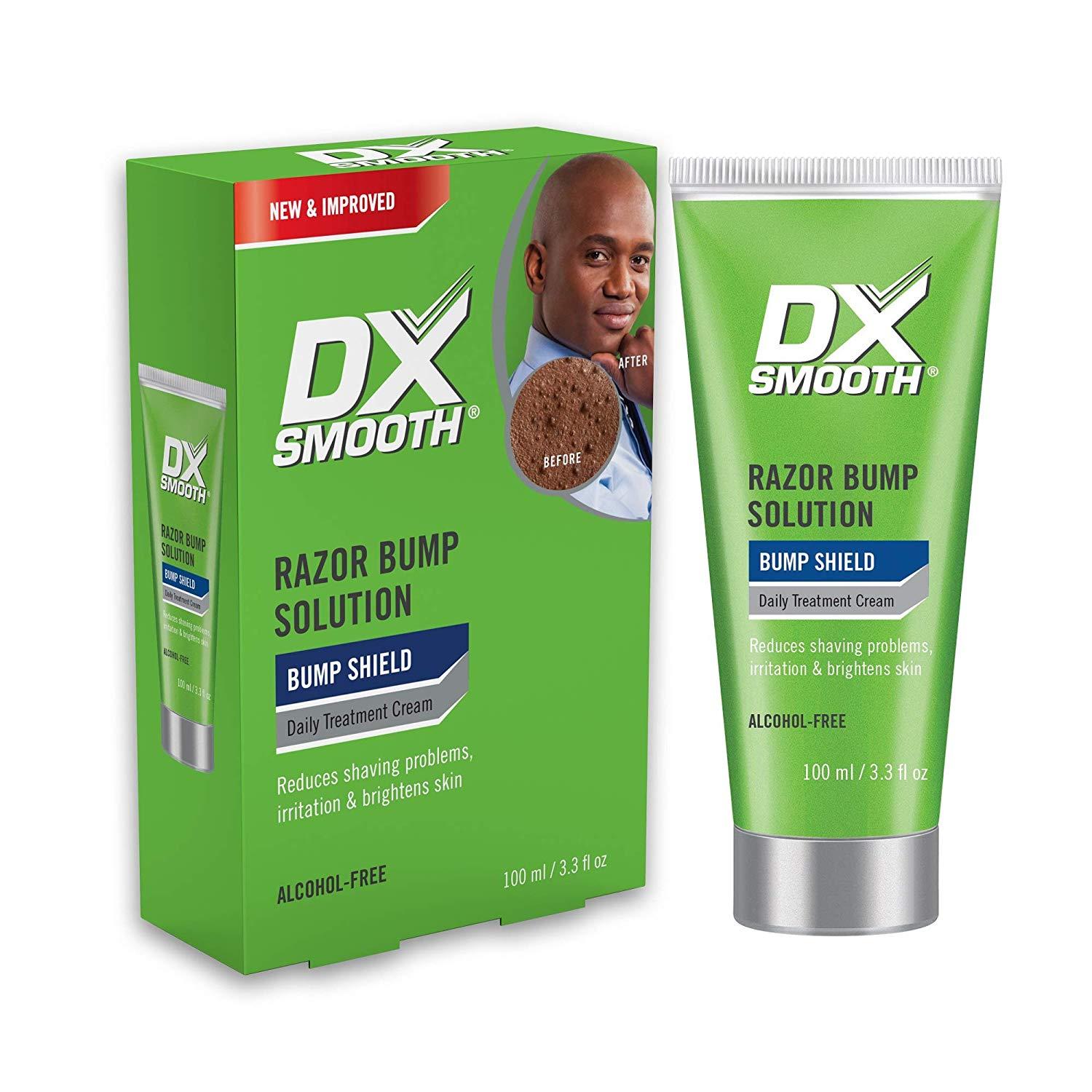 Shaving and Personal Care Products Logo - DX Smooth for Men Bump Shield - Razor Bump Solution & Daily ...