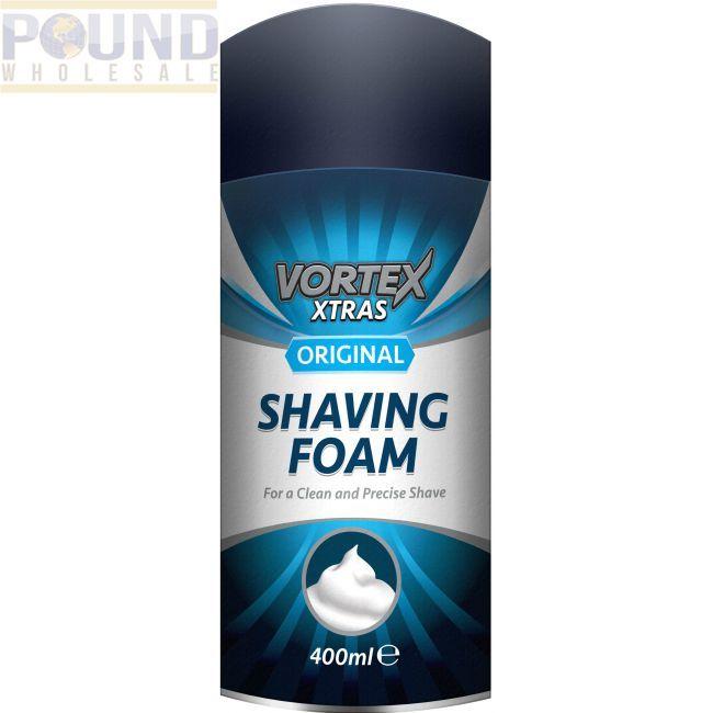 Shaving and Personal Care Products Logo - Wholesale Vortex Xtras Original Shaving Foam 400ml | Pound Wholesale