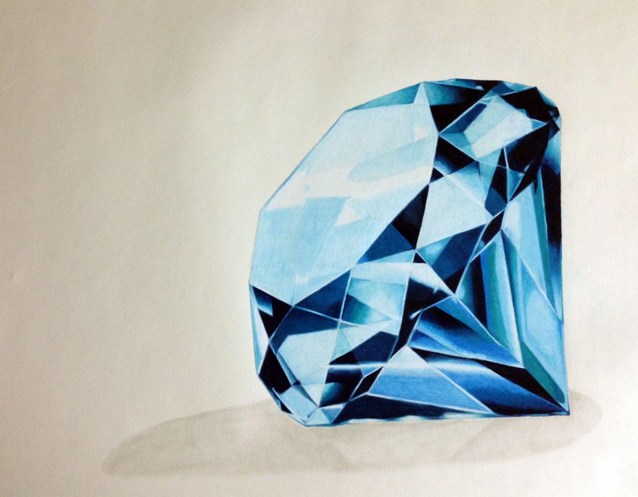 Drawing of Diamond Supply Co Logo - Amazing Realistic Diamond Drawing Https Www Youtube Com Watch V ...