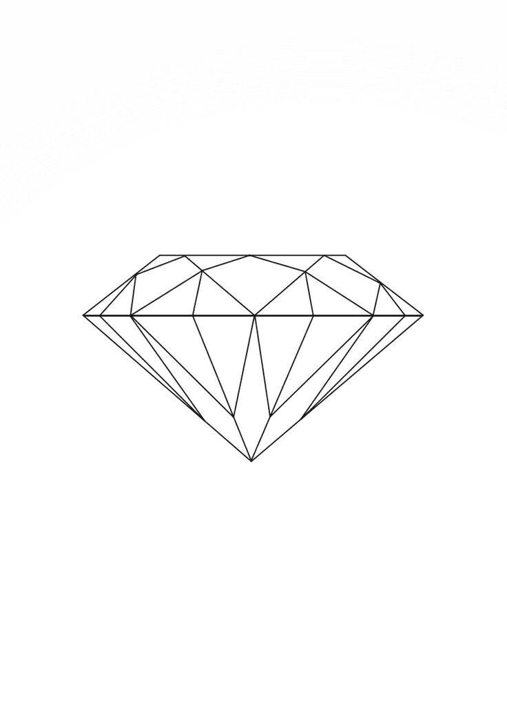Drawing of Diamond Supply Co Logo - Pics Of My Favorite Geometric Tattoos | Body art | Pinterest ...