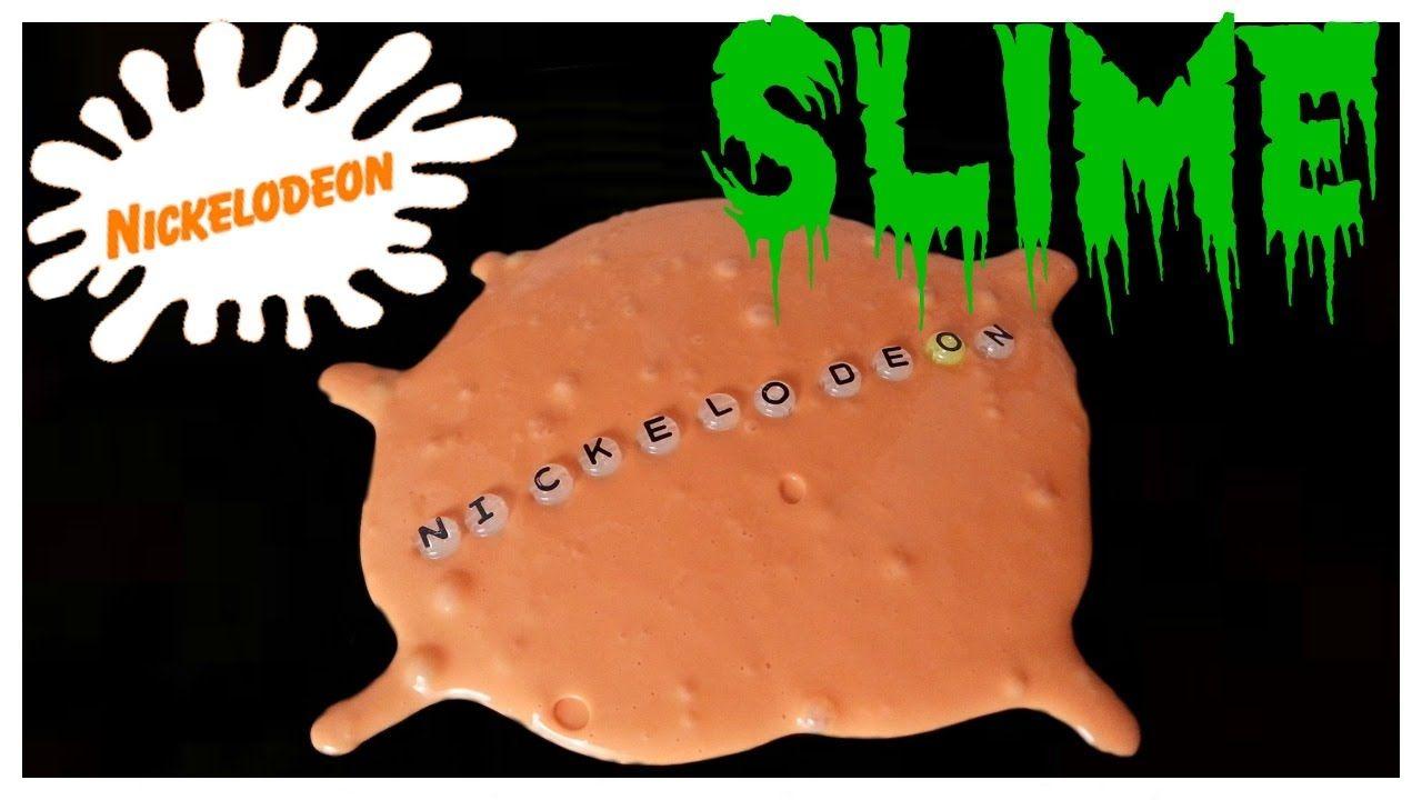 Orange Nickelodeon Logo - DIY Nickelodeon Orange Logo Slime. How To Make Nickelodeon Slime