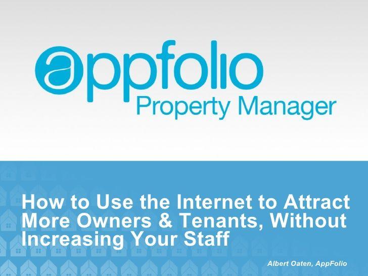 AppFolio Logo - AppFolio Internet Marketing Best Practices Presentation for MMHA
