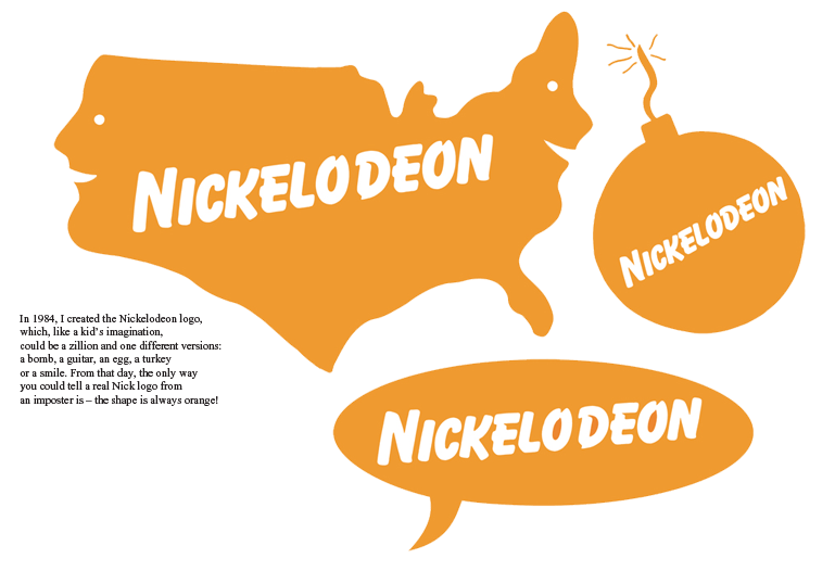 Orange Nickelodeon Logo - Nickelodeon Logo (1984–2005) - Fonts In Use