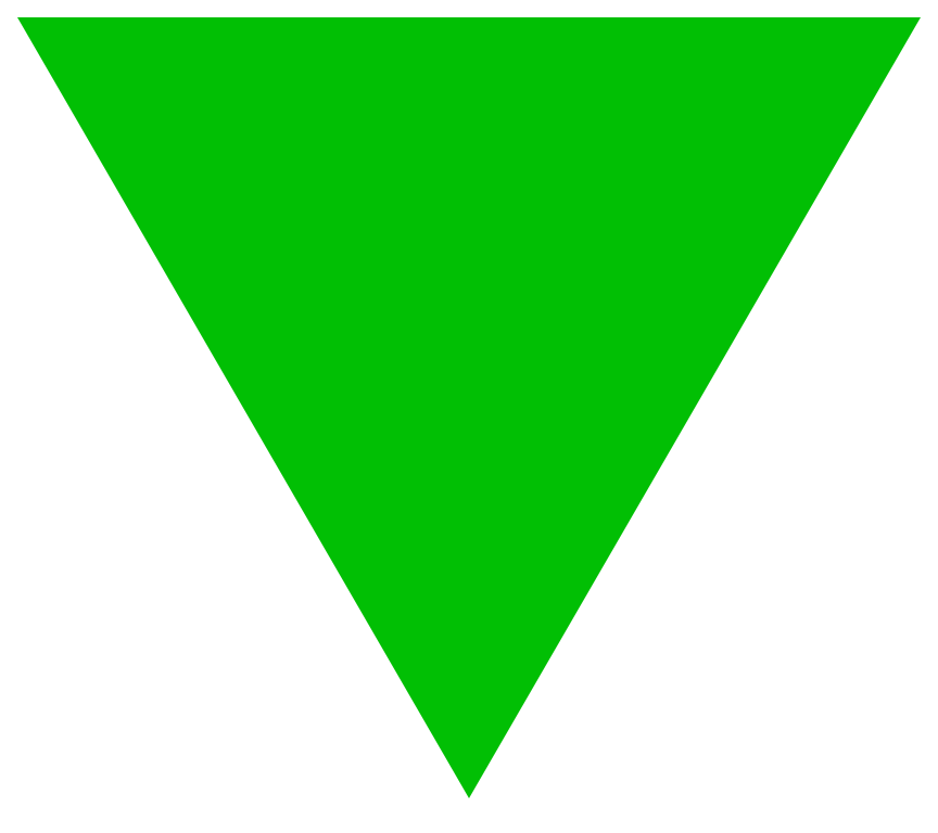 Upside Down Green Triangle Logo - Green triangle.svg