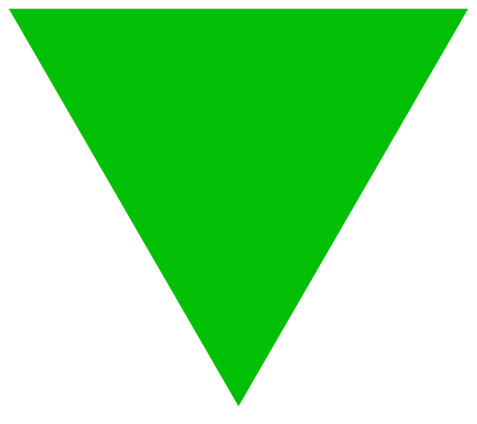 Upside Down Green Triangle Logo - File:Green triangle.svg - Wikimedia Commons