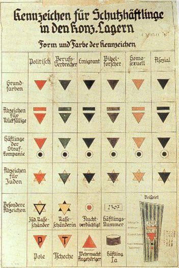 Upside Down Green Triangle Logo - Nazi concentration camp badge