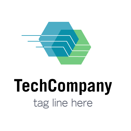 Technology Company Logo - Technology Company Logo Design — Royalty-Free, Vector