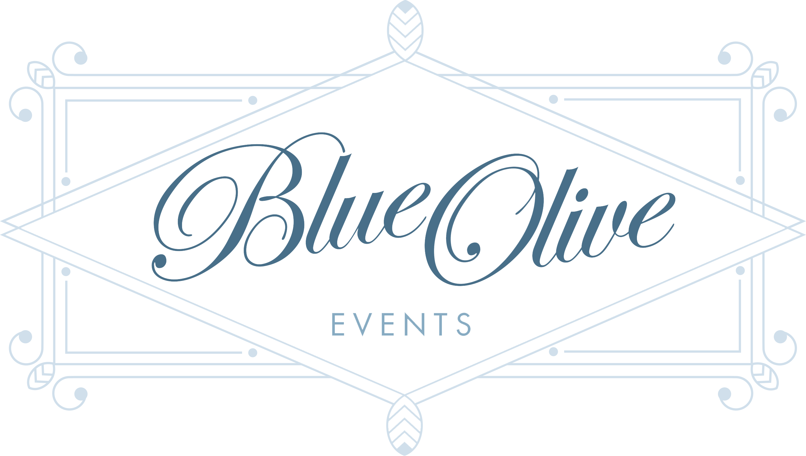 Blue Olive Logo - Wedding Planner, Johannesburg, CapeTown, Italy. Blue Olive Events