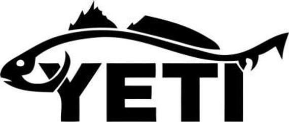 Yeti Logo - Svg cut file Yeti Fish SVG Cut File Design YETI logo svg