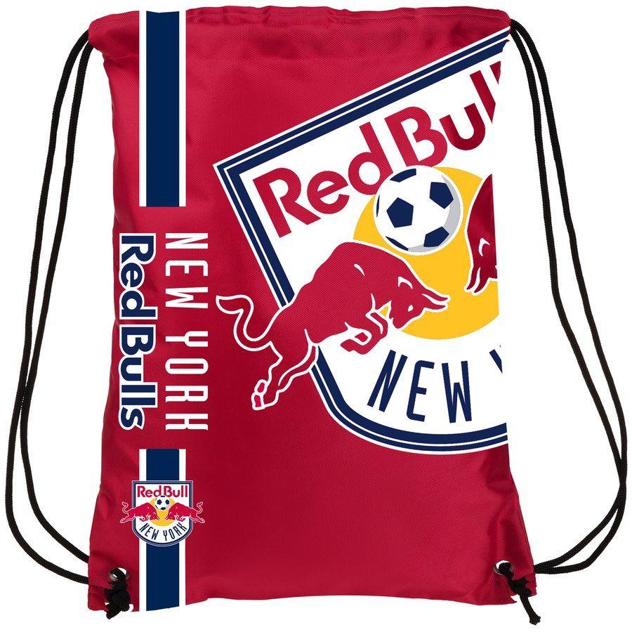 NY Red Bulls Logo - New York Red Bulls Big Logo Drawstring Backpack