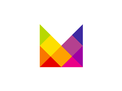 Mark Logo - Mosaic, M letter mark, logo design symbol by Alex Tass, logo ...