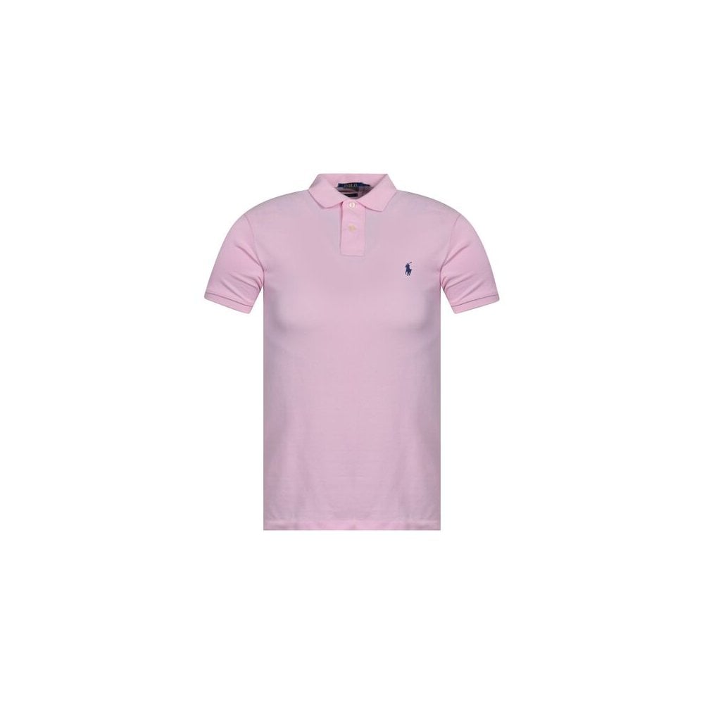 Pink Polo Logo - POLO RALPH LAUREN Pink Embroidered Logo Polo Shirt - Men from ...