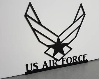 Metal Air Force Logo - Air force symbol