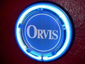 Orvis Logo - Orvis Logo Fly Fishing Rod Reel Man Cave Advertising Blue Neon Wall ...