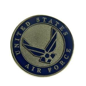 Metal Air Force Logo - Military U S Air Force USAF Wings Hap Arnold Logo Metal Lapel Pin ...