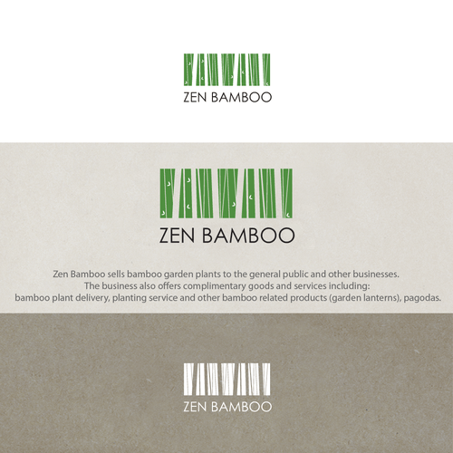 Zen Bamboo Logo - Please help me find ZEN.in the garden. Logo design contest