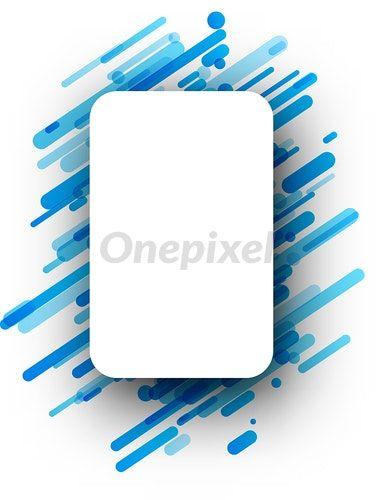 Rectangular Blue and White Logo - Rectangular blue abstract background on white - 3892096 | Onepixel