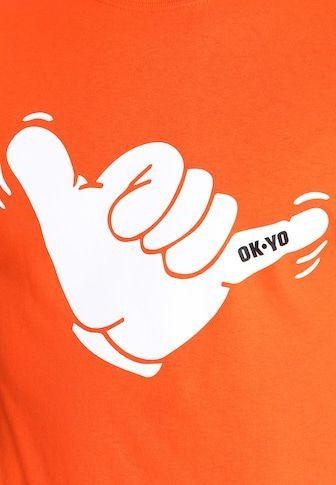 Orange Hand Logo - HAND LOGO - Print T-shirt - orange