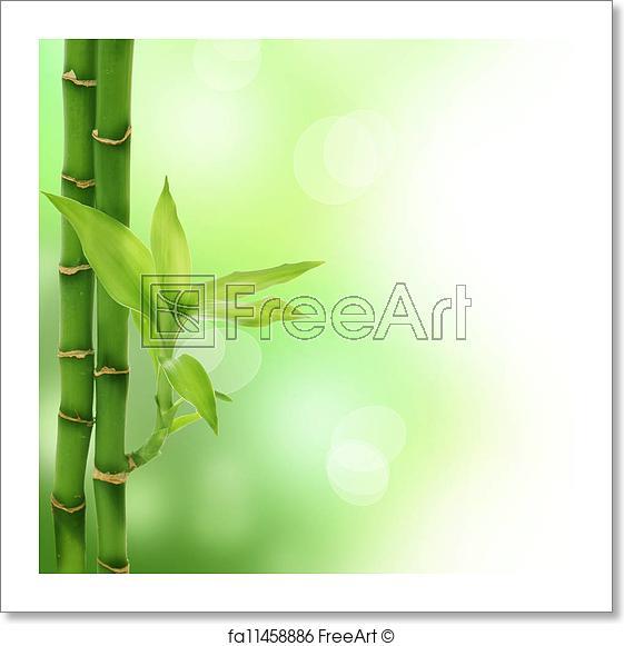 Zen Bamboo Logo - Free art print of Zen Bamboo | FreeArt | fa11458886