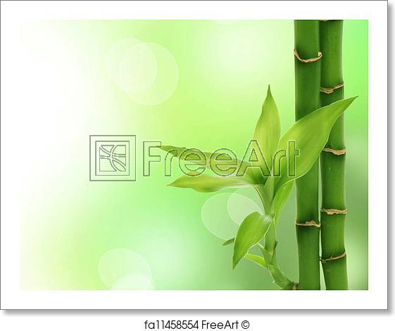 Zen Bamboo Logo - Free art print of Zen Bamboo | FreeArt | fa11458554