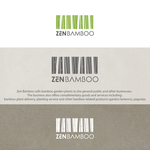 Zen Bamboo Logo - Please help me find ZEN.in the garden. Logo design contest