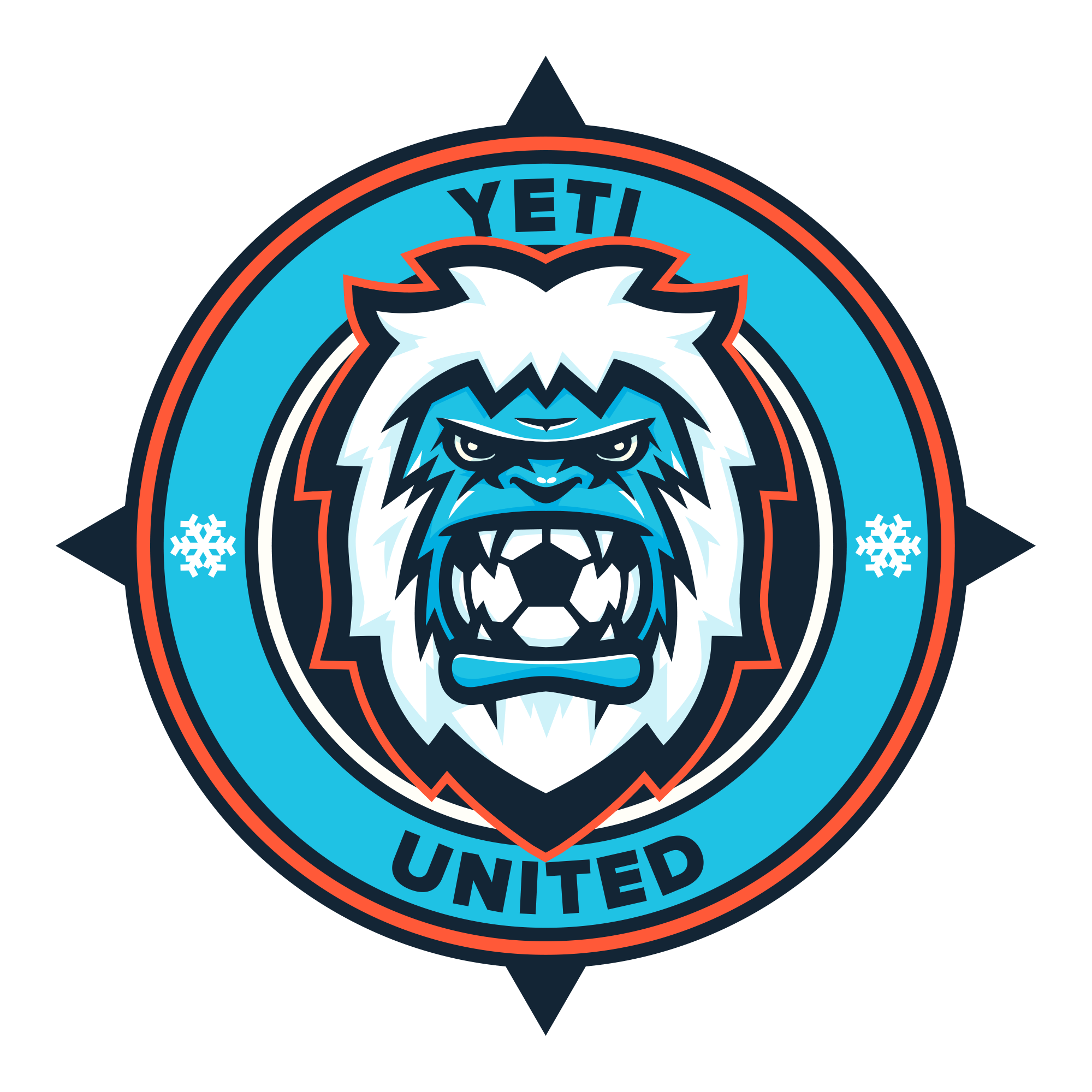 Yeti Logo - Yeti United Logo. Stones River Futbol Club Adult Leauge