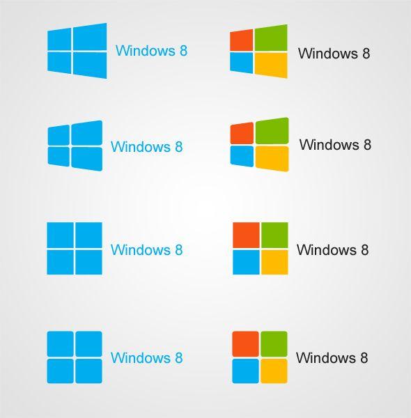 Win 8 Logo - Free Vector PSD With Windows 8 Logo By Eds Danny