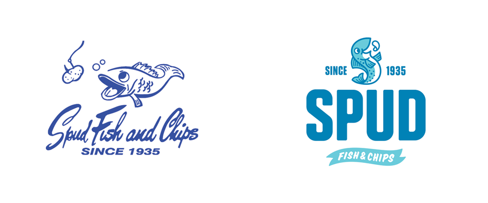 Chip Logo - Brand New: New Logo and Identity for SPUD Fish & Chips