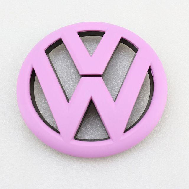 Pink VW Logo - Pink Front Grille Grill Badge Replacement Emblem VW Logo Sticker for ...